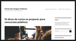 Desktop Screenshot of portaldosorgaospublicos.com.br