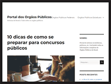 Tablet Screenshot of portaldosorgaospublicos.com.br